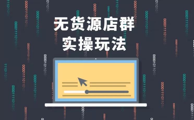无货源店群实操玩法，蓝海选品的独特思路，店群软件操作方法（45节视频课）-资源宝库吧