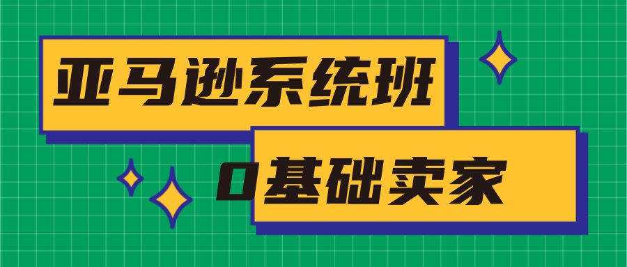亚马逊系统班，专为0基础卖家量身打造，亚马逊运营流程与架构-资源宝库吧