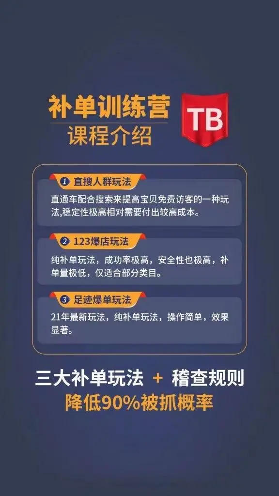 数据蛇淘宝2021最新三大补单玩法+稽查规则,降低90%被抓概率-资源宝库吧