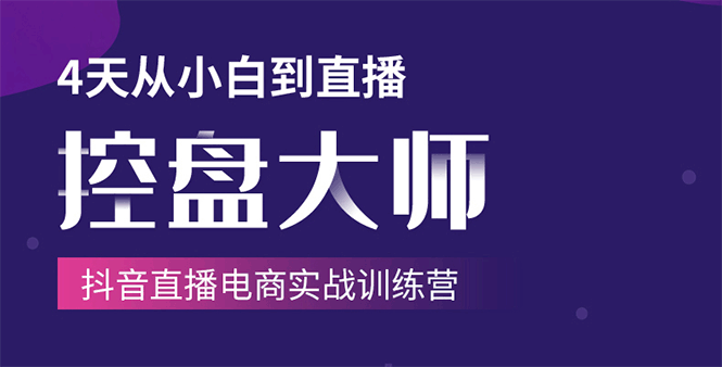 单场直播破百万-技法大揭秘，4天-抖音直播电商实战训练营-资源宝库吧