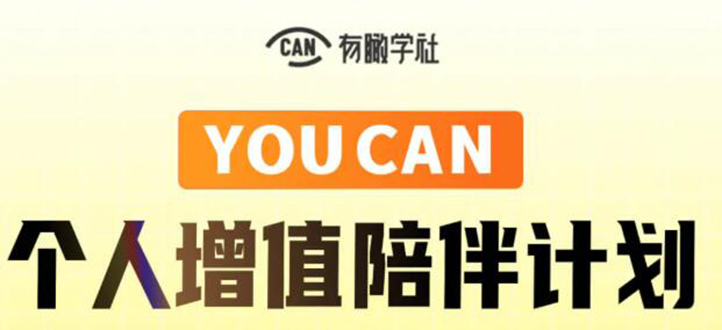 有趣学社·YOUCAN个人增值陪伴计划:提升个人“稳定可持续赚钱能力”-资源宝库吧