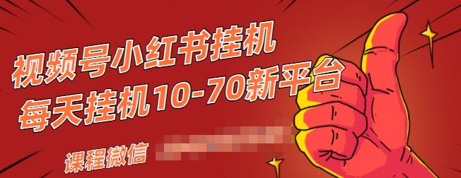 视频号小红书抖音挂机项目，小白无脑操作，按照要求来，单号每天几十米-资源宝库吧