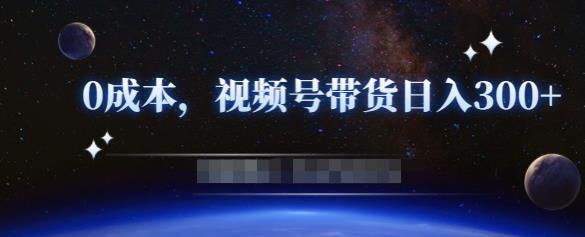 零基础视频号带货赚钱项目,0成本0门槛轻松日入300+【视频教程】-资源宝库吧