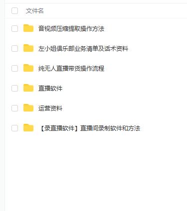 左小姐-直播带货俱乐部十三行、无人直播，全套教程附：工具、文档、话术资料-资源宝库吧