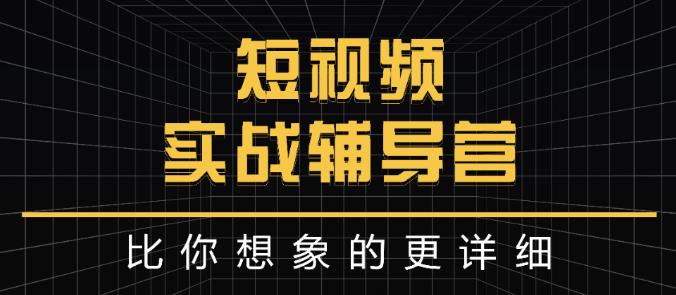 达人队长:短视频实战辅导营,比你想象的更详细-资源宝库吧