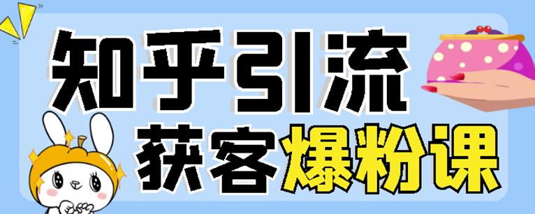 2022船长知乎引流+无脑爆粉技术：每一篇都是爆款，不吹牛，引流效果杠杠的-资源宝库吧