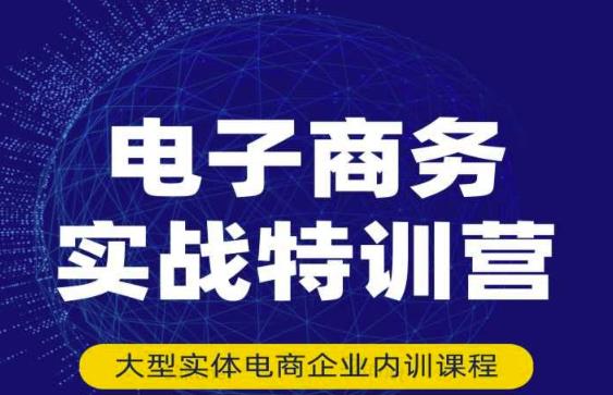 民赛电气内部出品:电子商务实战特训营,全方位带你入门电商,308种方式玩转电商-资源宝库吧