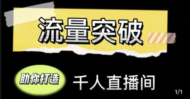 直播运营实战视频课,助你打造千人直播间(14节视频课)-资源宝库吧