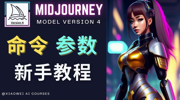 Midjourney新手入门教程，轻松创作顶级图像，命令参数-新手教程-资源宝库吧