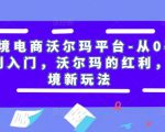 跨境电商沃尔玛平台-从0基础到入门，沃尔玛的红利，跨境新玩法-资源宝库吧