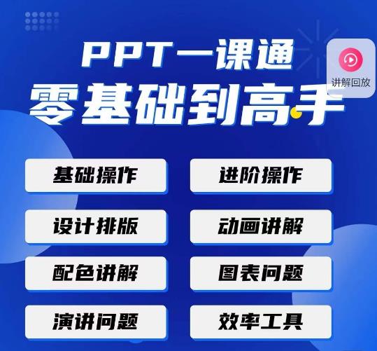 PPT·一课通·0基础到高手：通俗易懂快速掌握PPT的各种应用场合-资源宝库吧