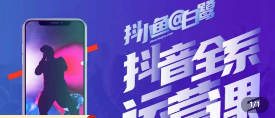 白鹭·主播内训营，运营主播话术起号进阶能力提升-资源宝库吧