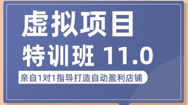 陆明明·虚拟项目特训班(10.0+11.0),0成本获取虚拟素材,0基础打造自动盈利店铺-资源宝库吧