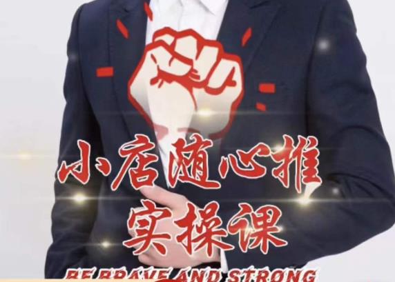 随心推线上课,小店随心推的投放逻辑,投放技巧,快速打标签-资源宝库吧