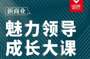 张琦·新商业魅力领导成长大课2023新版，高效管理必修课（30节）-资源宝库吧
