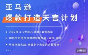 亚马逊爆款打造天宫计划，5大核心逻辑+案例展示，助你全方位打造爆款链接高效、省钱、稳定-资源宝库吧