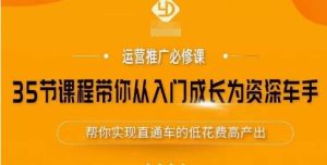 35节课程带你从入门成长为资深车手，让系统学习直通车成为可能，帮你实现直通车的低花费高产出-资源宝库吧
