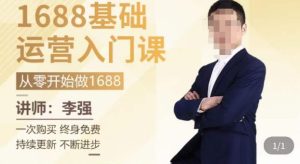 1688运营基础入门系统课,20课时带你系统性解析1688运营-资源宝库吧
