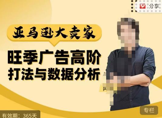 阿甘·亚马逊大卖家广告高阶打法与数据分析，走出传统广告误区；揭秘大卖惯用打法；数据驱动广告决策-资源宝库吧