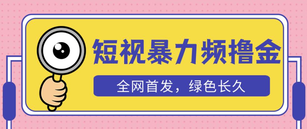 外面收费1680的短视频暴力撸金，日入300+长期可做，赠自动收款平台-资源宝库吧