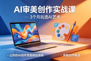 AI审美创作实战课，3个月玩透AI艺术，让你的AI创作思路脱胎换骨，突破创作瓶颈（更新0617）-资源宝库吧