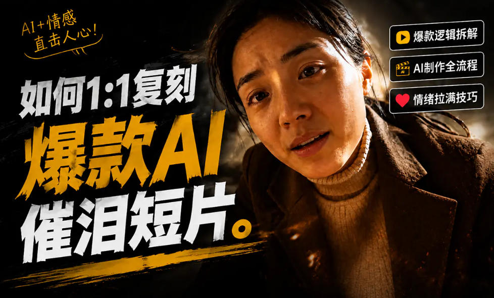 豆包+Gemini生成真人AI短剧-拆解复刻百万爆款第一人称短片，一站式讲透爆款复刻全流程-资源宝库吧