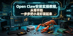 Open Claw安装实操教程,从零开始一步步一步步把小龙虾装起来-资源宝库吧