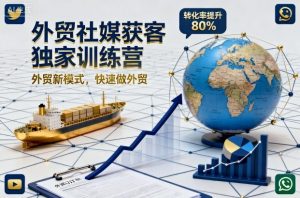外贸社媒获客独家训练营，外贸新模式，快速做外贸（更新26年6月26日）-资源宝库吧