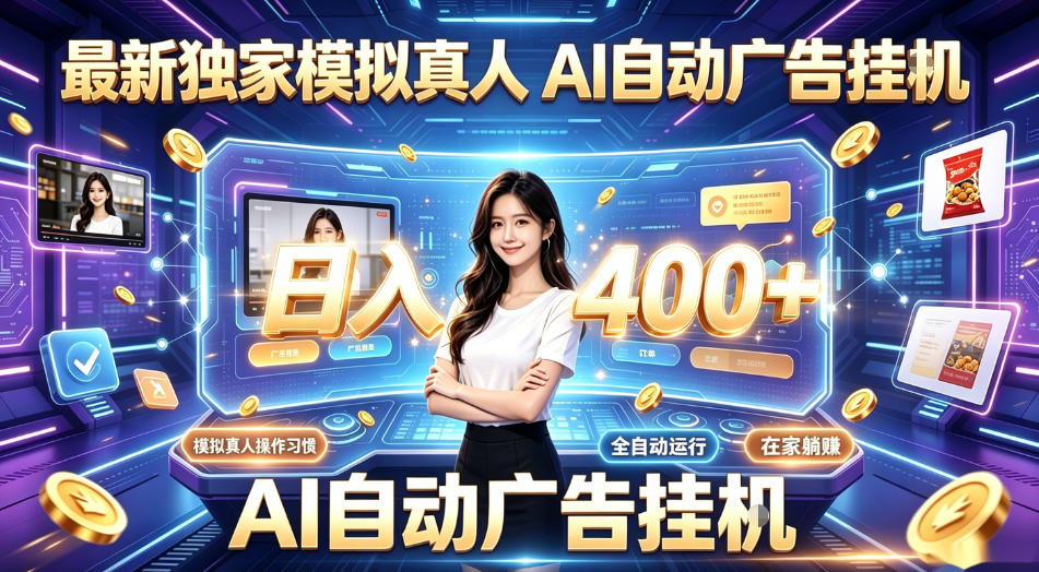 最新独家模拟真人，AI自动挂号挂G，日入400+，全程全自动运行，无需人工【揭秘】-资源宝库吧