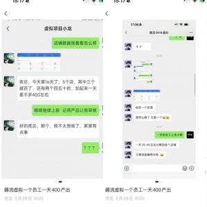 薅流虚拟2.0陪跑课，0成本AI流程化操作，淘宝+闲鱼同步玩法，上一次货两个平台有收益，单店每天200纯利润-资源宝库吧