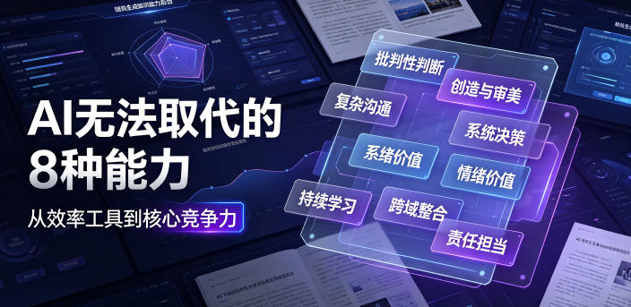 付费文章：AI无法取代的8种能力-资源宝库吧