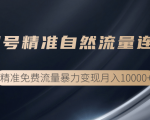 垂直起号精准自然流量连爆玩法,精准引流暴力变现月入10000+-资源宝库吧