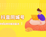 抖金必火学院·抖音同城号:带你玩转同城流量池,同城实体经济的机会来了-资源宝库吧