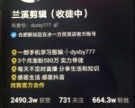 兰溪抖音混剪：一部手机学习剪辑，3个月涨粉580万-资源宝库吧
