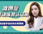 微创业全能训练营认证班课程,从理论知识与实际案例手把手指导创业新手如何从零到有-资源宝库吧