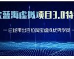 黄岛主·淘宝蓝海虚拟项目3.0,小白宝妈零基础的都可以做到月入过万-资源宝库吧
