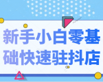 抖音小店新手小白零基础快速入驻抖店100%开通(全套11节课程)-资源宝库吧