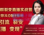 蚂蚁社群电商·社群裂变直播实战营，教你从0到1实现引流、裂变、直播、变现-资源宝库吧