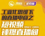 尼克派·工业化思维下的直播电商之短视频锤爆直播间,听话照做执行爆单-资源宝库吧