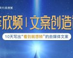 李欣频|文案创造课,0基础可报10天写出“看到就想转”的自媒体文案-资源宝库吧