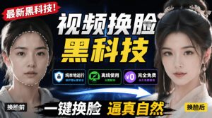 AI人工智能如此夸张？一键视频换Lian黑科技，纯本地离线运行，本地视频换Lian娱乐工具，AI FaceSwap-资源宝库吧