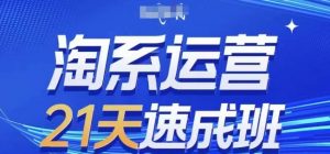 淘系运营21天速成班，0基础轻松搞定淘系运营，不做假把式，快速复制落地(更新26年6月)-资源宝库吧